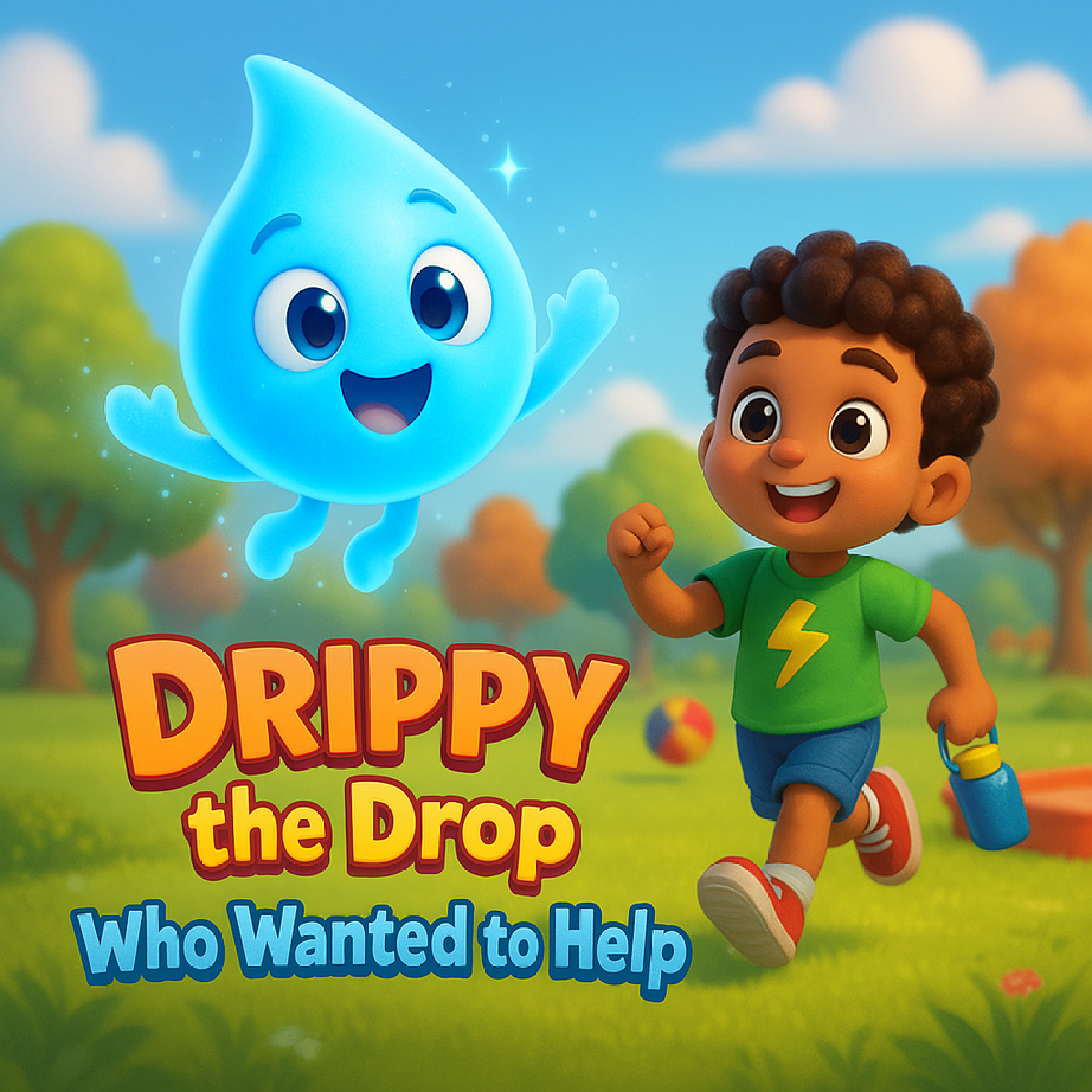 Drippy the Drop Who Wanted to Help 💧🚰😄