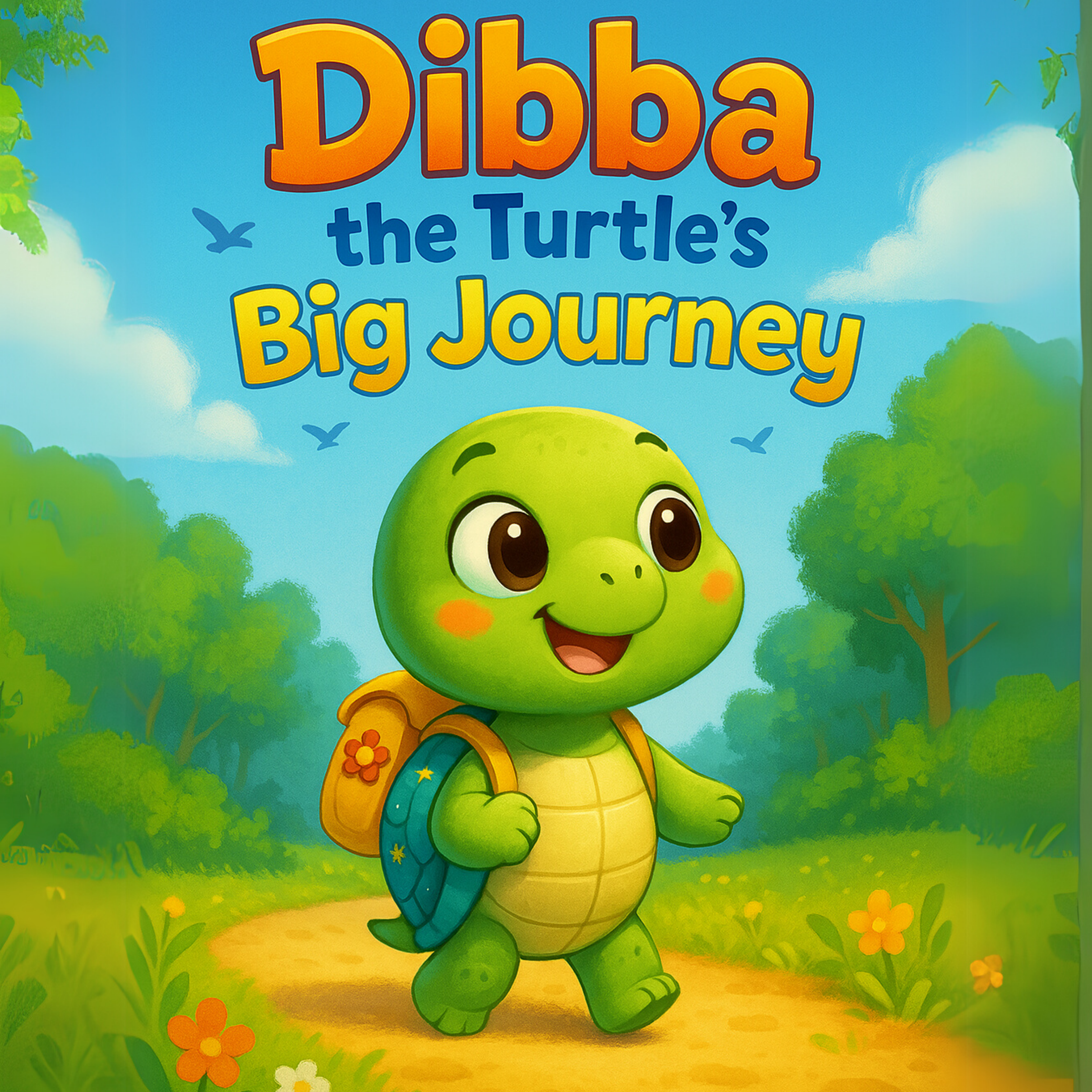 Dibba the Turtle’s Big Journey 🐢🌄✨